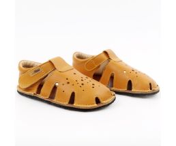 Sandale Barefoot Aranya piele 2021 - Mustard 22 EU