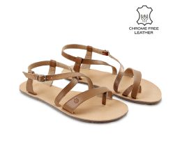 Sandale barefoot dama SELENE - Camel  - Tikki Shoes